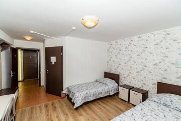 Фото номера Двухместный номер с 2 отдельными кроватями - Для гостей с ограниченными возможностями Гостиница Заря г. Владимир 4